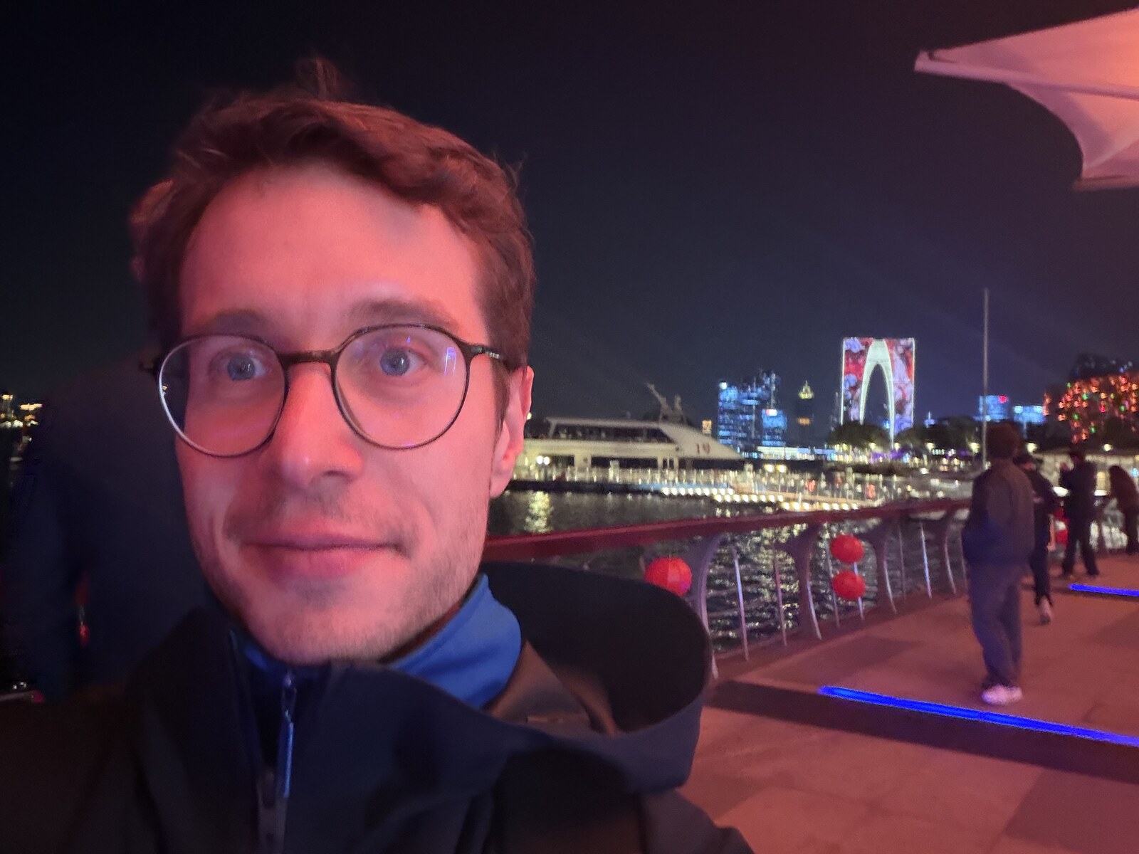 Suzhou at night by Jinji Lake after a day at the BIOCHINA fair